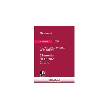 MANUALE MAIOR DI DIRITTO CIVILE 2021