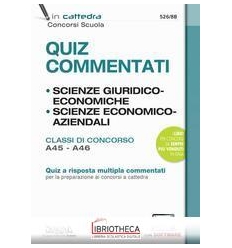 526/8B QUIZ COMMENTATI SC.GIURIDICHE ED