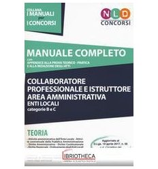 MANUALE COMPLETO COLLABORATORE PROFESSIONALE E ISTRU