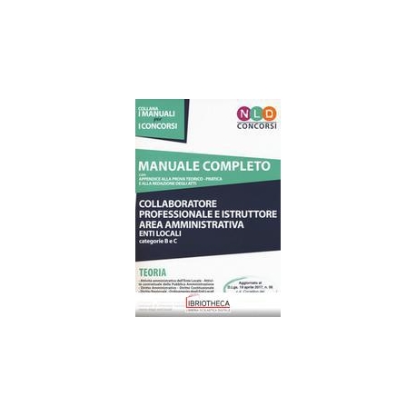 MANUALE COMPLETO COLLABORATORE PROFESSIONALE E ISTRU