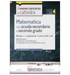 CC4/26 MATEMATICA NELLA SCUOLA SECONDARIA DI II GRAD