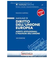 MANUALE DI DIRITTO DELL'UNIONE EUROPEA