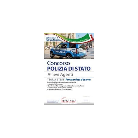 CONCORSO POLIZIA DI STATO. ALLIEVI AGENTI. TEORIA E