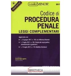 CODICE PROCEDURA PENALE 2017.2 MINOR (501/1)