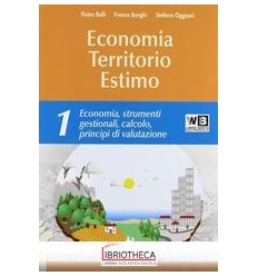 ECONOMIA TERRITORIO ESTIMO 1+2 ED. MISTA