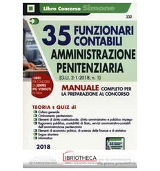 35 FUNZIONARI CONTABILI AMMINISTRAZIONE PENITENZIARI