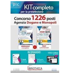 KIT CONC 1226 POSTI AGENZIA DOGANE E MON