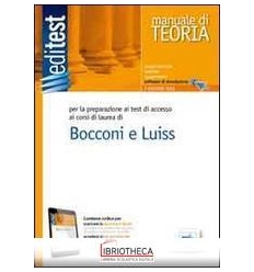 EDITEST 9. TEORIA. BOCCONI LUISS (ECONOMIA GIURISPRU