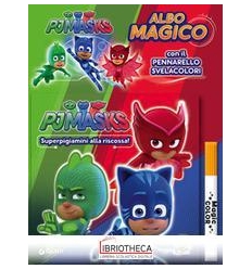 Attacca, stacca & gioca. Pj Masks. Con adesivi - Libro - Pon Pon Edizioni 