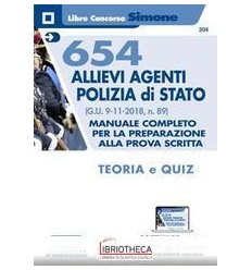 54 ALLIEVI AGENTI POLIZIA DI STATO - TEORIA E QUIZ