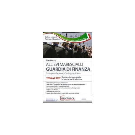 CONCORSO ALLIEVI MARESCIALLI GUARDIA DI FINANZA. TEO