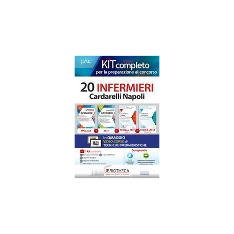 KIT CONCORSO 20 INFERMIERI AO CARDARELLI NAPOLI. VOL