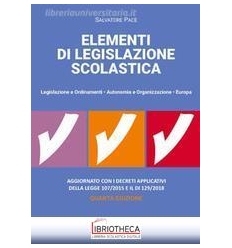 Elementi di legislazione scolastica