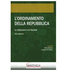 ORDINAMENTO DELLA REPUBBLICA