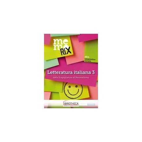 MEMORIX LETTERATURA ITALIANA 3