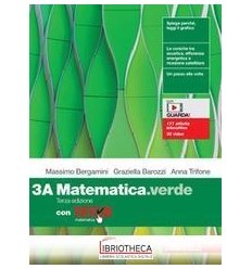 MATEMATICA VERDE TERZA ED. 3A+3B ED. MISTA