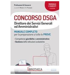 CONCORSO DSGA MANUALE 3ED