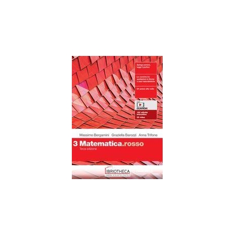 MATEMATICA ROSSO N.E. 3 ED. MISTA