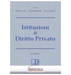 ISTITUZIONI DI DIRITTO PRIVATO