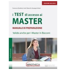 TEST ACCESSO AI MASTER