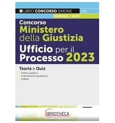 CONCORSO MINISTERO DELLA GIUSTIZIA - UFFICIO PER IL