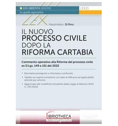 IL NUOVO PROCESSO CIVILE DOPO LA RIFORMA CARTABIA