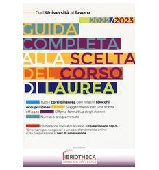 GUIDA COMPLETA SCELTA CORSO LAUREA 22-23