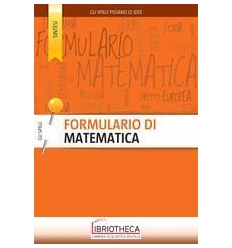 FORMULARIO DI MATEMATICA