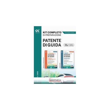 PATENTE DI GUIDA. KIT 2 LIBRI