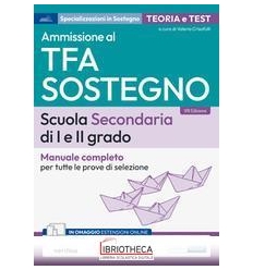 MANUALE COMPLETO TFA SOSTEGNO SECONDARI