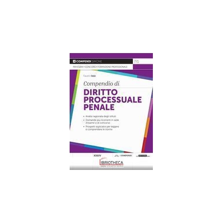 7/1 COMPENDIO DIRITTO PROCESSUALE PENA