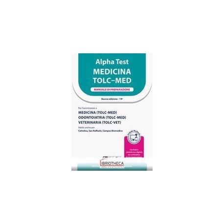 ALPHA TEST MEDICINA TOLC-MED.