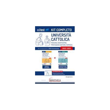 KIT UNIVERSITA'CATTOLICA MED.OD.PR.SA.FA