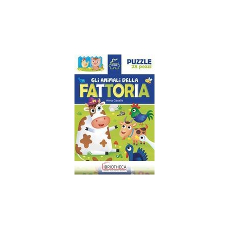 PUZZLE 28 PEZZI ANIMALI FATTORIA