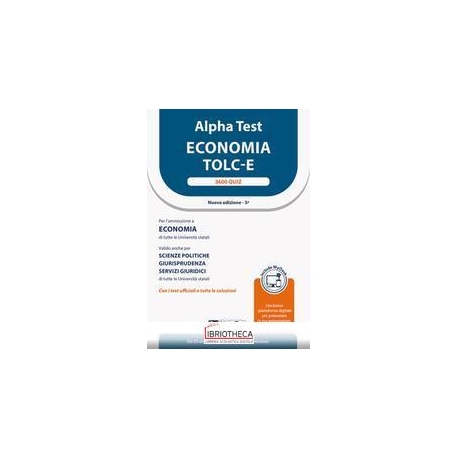 ALPHA TEST ECONOMIA - TOLC-E.