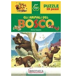 PUZZLE 28 PEZZI ANIMALI BOSCO