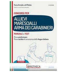 CONCORSI MARESCIALLI CARABINIE