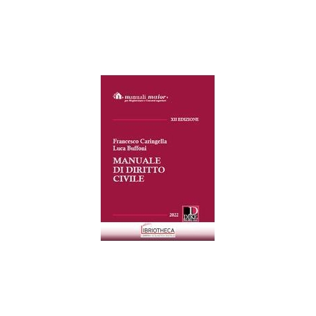 MANUALE DI DIRITTO CIVILE MAIOR