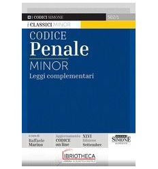 502/1 CODICE PENALE E LEGGI COMPL. MINOR