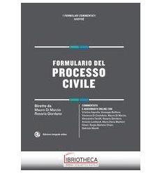 FORMULARIO DEL PROCESSO CIVILE