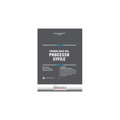 FORMULARIO DEL PROCESSO CIVILE