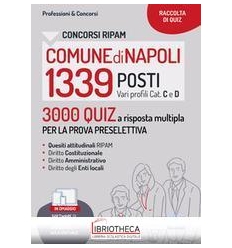 CONCORSI RIPAM COMUNE NAPOLI 1339 POSTI