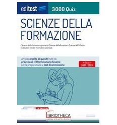 SCIENZE DELLA FORMAZIONE EDITEST 12ED