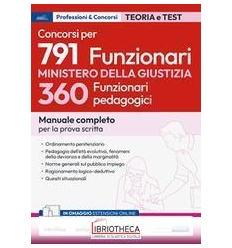 791 FUNZIONARI MIN.GIUST.360 FUN.PEDAGOG