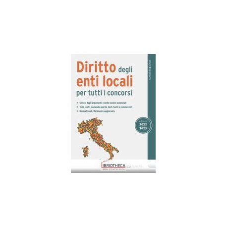 DIRITTO DEGLI ENTI LOCALI