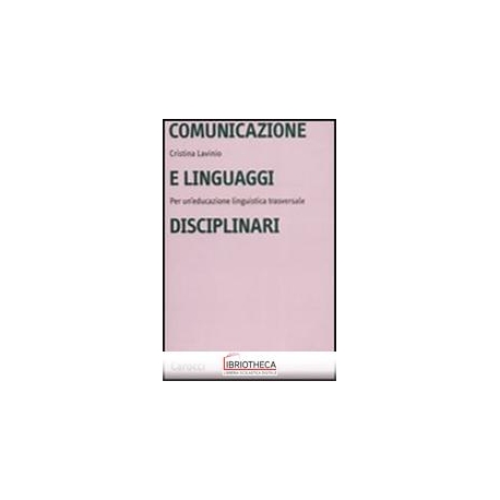 COMUNICAZ. LINGUAGGI DISCIPL.