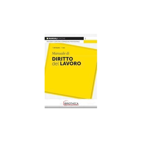 1 MANUALE DI DIRITTO DEL LAVORO