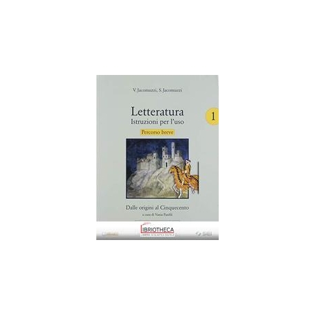 LETTERATURA ISTRUZIONI PER L'USO 1 ED. MISTA