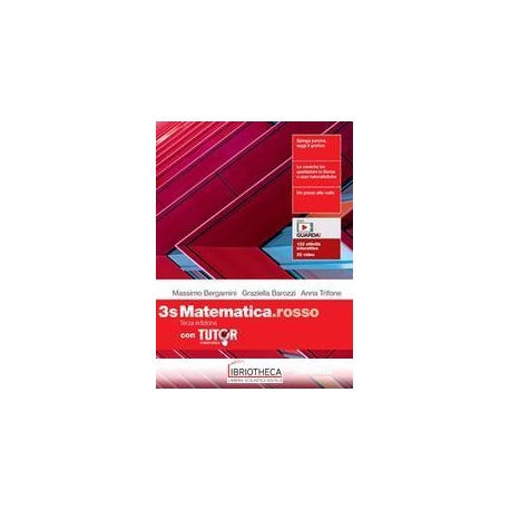 MATEMATICA ROSSO N.E. 3S ED. MISTA