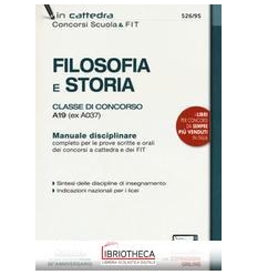 526/9S FILOSOFIA E STORIA-CLASSE DI CONC